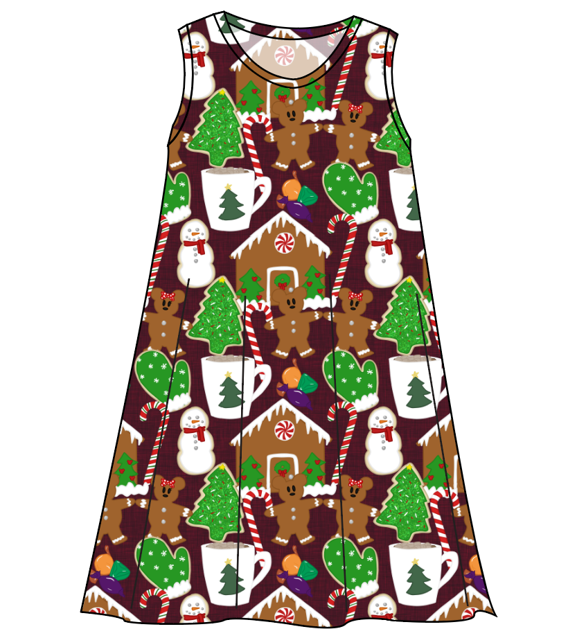 Festive Treats Ladies' Swing Dress