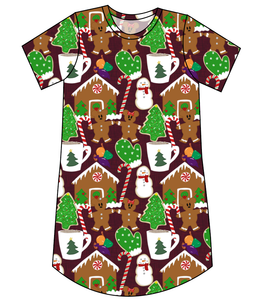 Festive Treats Ladies' T-Shirt Dress