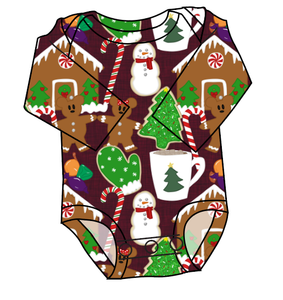 Festive Treats Lap Neck Bodysuit