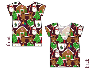 Festive Treats Low Back Ballerina Tee