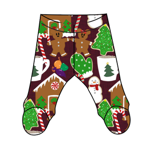 Festive Treats Newborn Footed Pants