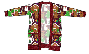 Festive Treats Ladies' Grandpa Cardigan