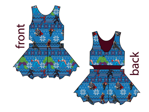 Holiday Heroes Kids Playsuit