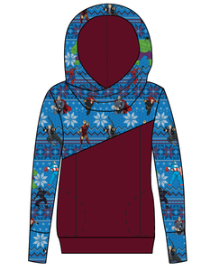 Holiday Heroes Ladies Hoodie