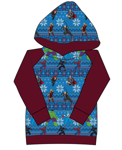 Holiday Heroes Ladies Hoodie