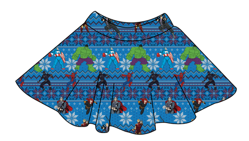 Holiday Heroes Ladies' Circle Skirt