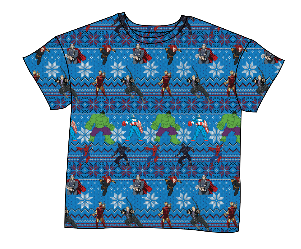 Holiday Heroes Ladies' Oversized Tee