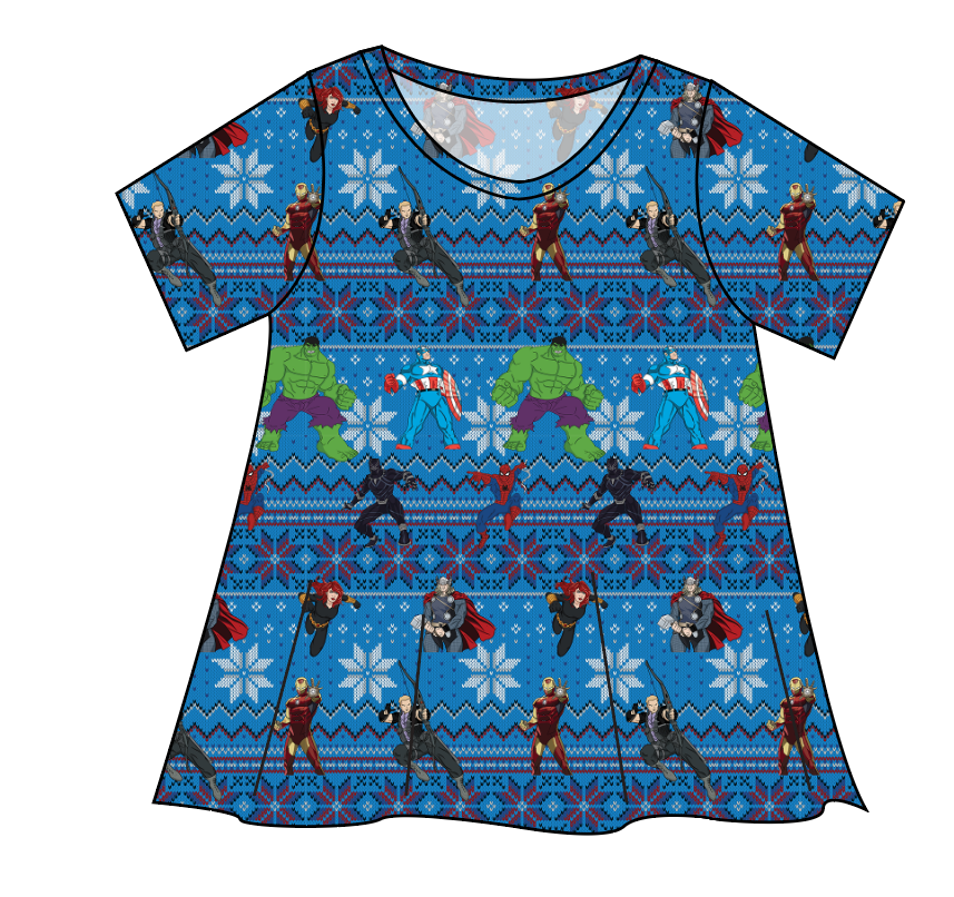 Holiday Heroes Ladies' Swing Tee
