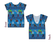 Load image into Gallery viewer, Holiday Heroes Low Back Ballerina Tee