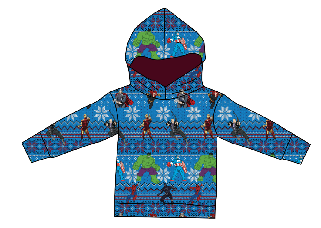 Holiday Heroes Oversized Hoodie