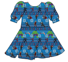 Load image into Gallery viewer, Holiday Heroes Prairie Dress