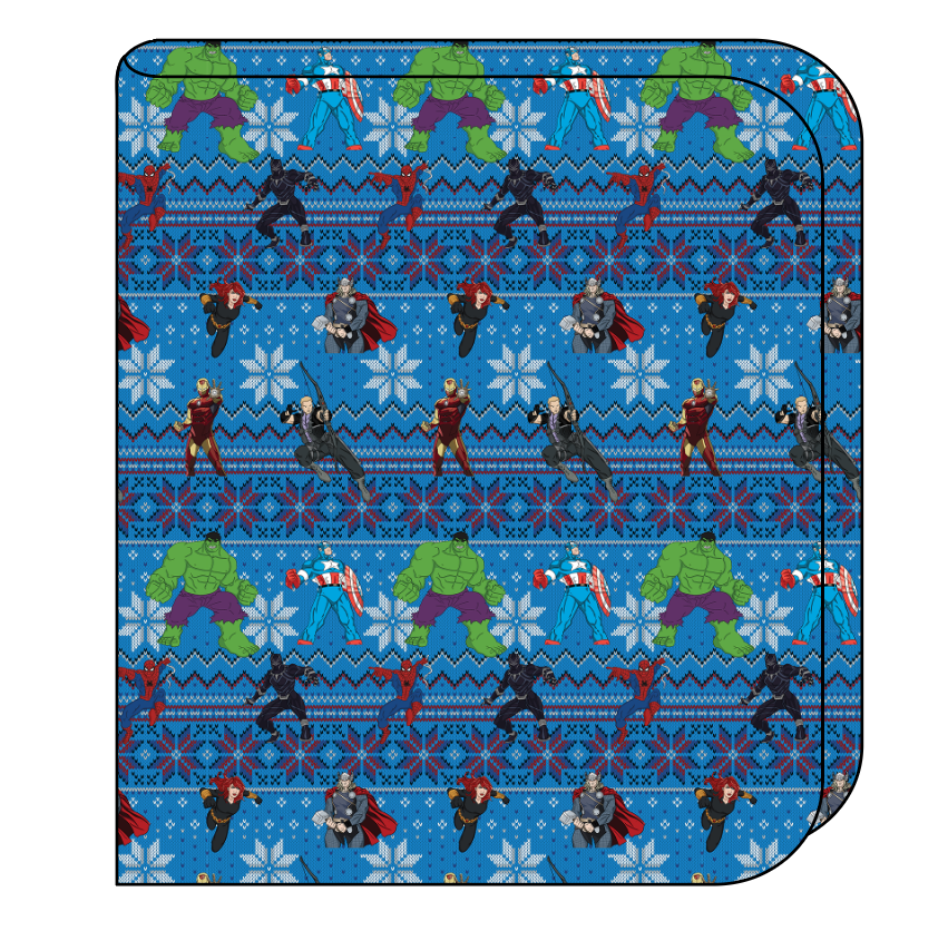 Holiday Heroes Swaddle Blanket