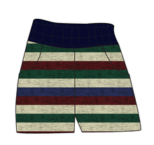 Load image into Gallery viewer, Holiday Stripes Ladies&#39; Joggers and Jogger Shorts