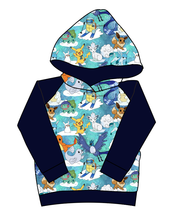 Load image into Gallery viewer, Poke Fun In The Snow Classic Hoodie (or Crewneck)