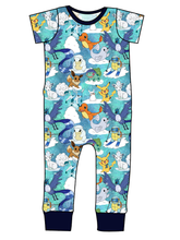 Load image into Gallery viewer, Poke Fun In The Snow Emmett Pants And Shorts T-Shirt Romper