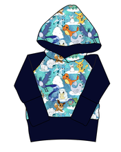 Load image into Gallery viewer, Poke Fun In The Snow Grow With Me Hoodie (or Crewneck)