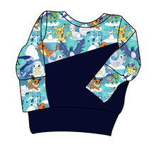 Load image into Gallery viewer, Poke Fun in the Snow Grow With Me Hoodie (or Crewneck)