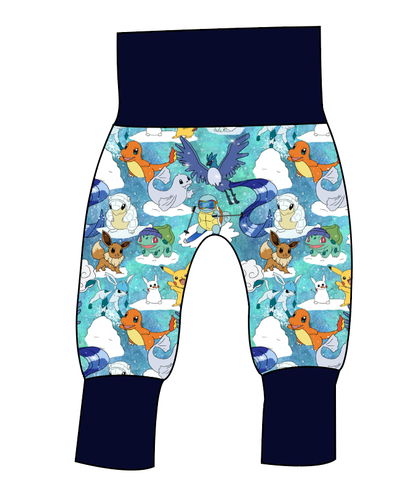 Poke Fun in the Snow Grow With Me Pants And Shorts