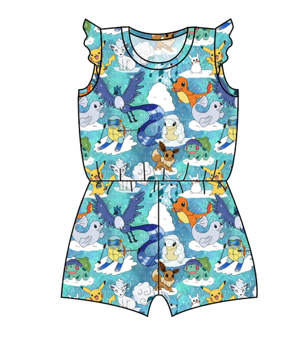 Poke Fun in the Snow Ivy Summer Romper