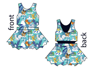 Poke Fun in the Snow Kids Playsuit
