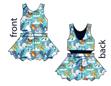 Load image into Gallery viewer, Poke Fun In The Snow Kids Playsuit