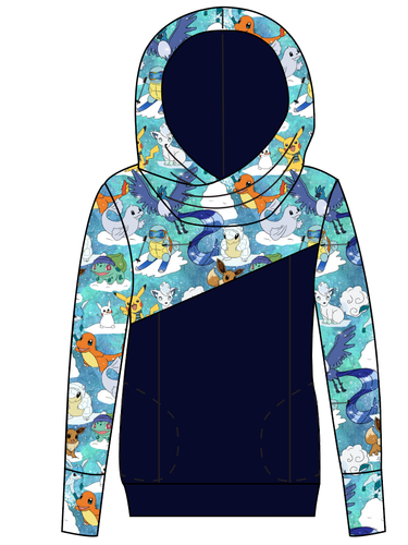 Poke Fun in the Snow Ladies Hoodie