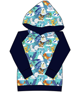 Poke Fun in the Snow Ladies Hoodie