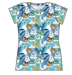Poke Fun in the Snow Ladies' Basic Tee