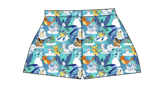 Poke Fun in the Snow Ladies' Lounge Shorts