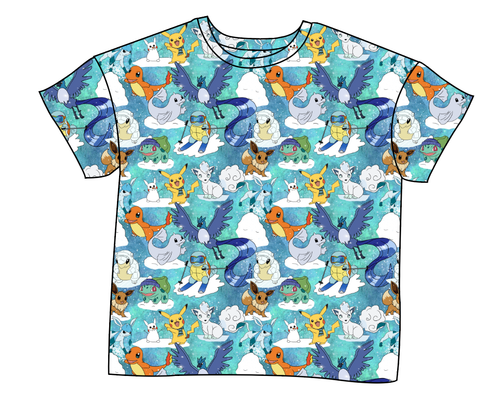 Poke Fun in the Snow Ladies' Oversized Tee