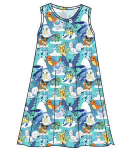 Poke Fun in the Snow Ladies' Swing Dress