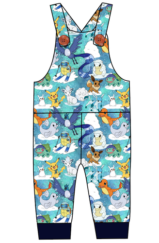 Poke Fun in the Snow Overalls and Shortalls