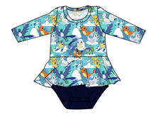 Load image into Gallery viewer, Poke Fun In The Snow Peplum Top