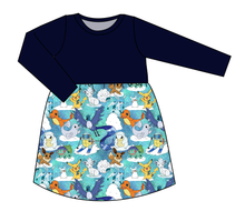 Load image into Gallery viewer, Poke Fun In The Snow Play Dress