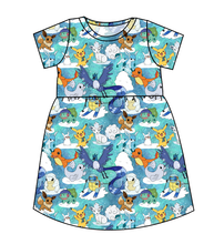 Load image into Gallery viewer, Poke Fun In The Snow Play Dress