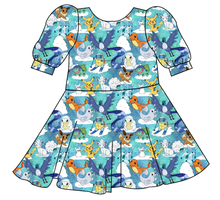 Load image into Gallery viewer, Poke Fun In The Snow Prairie Dress