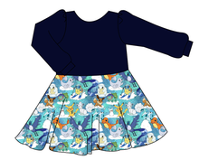Load image into Gallery viewer, Poke Fun In The Snow Prairie Dress