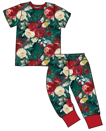 Merry Floral Basic Loungewear Set