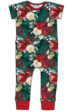 Load image into Gallery viewer, Merry Floral Bennett Pants and Shorts Length T-Shirt Romper