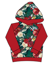 Load image into Gallery viewer, Merry Floral Classic Hoodie (or Crewneck)