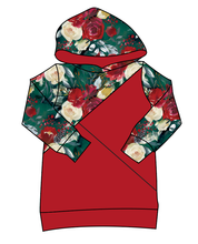 Load image into Gallery viewer, Merry Floral Classic Hoodie (or Crewneck)
