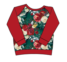 Load image into Gallery viewer, Merry Floral Classic Hoodie (or Crewneck)