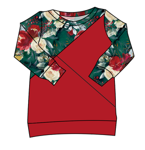 Merry Floral Classic Hoodie (or Crewneck)