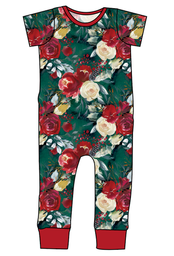 Merry Floral Emmett Pants And Shorts T-Shirt Romper
