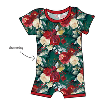 Load image into Gallery viewer, Merry Floral Grow With Me Pants And Shorts Romper