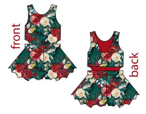 Merry Floral Kids Playsuit