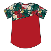 Load image into Gallery viewer, Merry Floral Ladies' Relaxed Tee