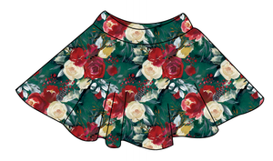 Merry Floral Ladies' Circle Skirt