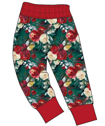 Merry Floral Ladies' Joggers and Jogger Shorts