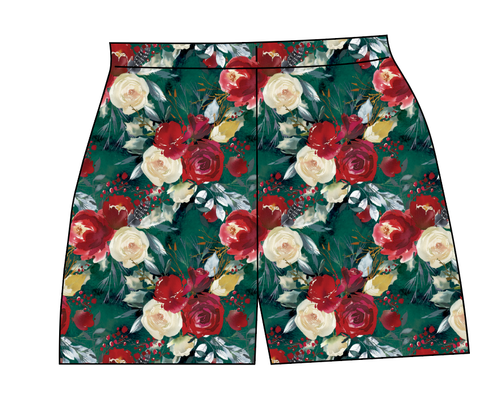 Merry Floral Ladies' Lounge Shorts